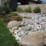 dougherty creek bed Here is a dry creek bed/bioswale designed and installed by MML, located in Sebastopol.